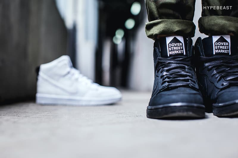 近賞 Dover Street Market x NikeLab Dunk Lux High 聯名鞋款