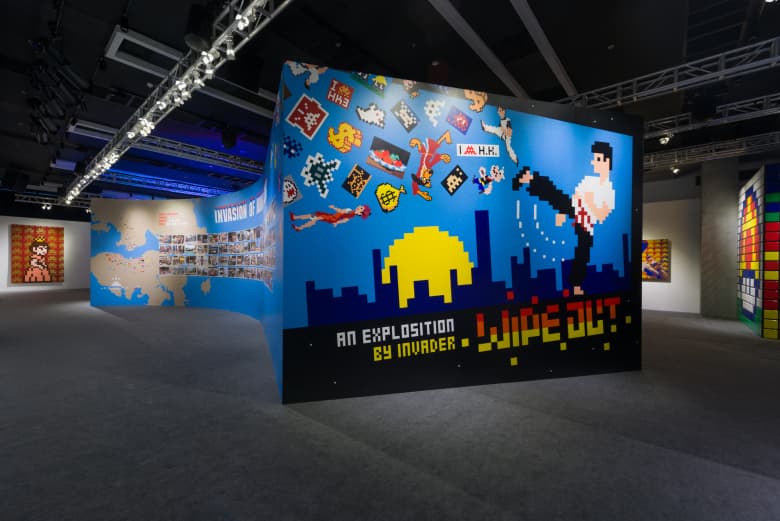 Invader「Wipe Out: An Explosition of Invader in Hong Kong」藝術展覽 @ The Qube