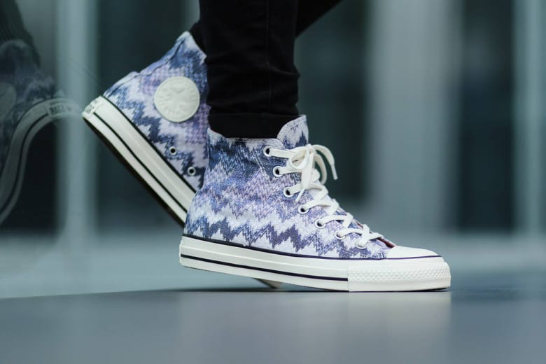 Missoni x Converse 2015 夏季聯名 All Star Hi & All Star Ox「Egret/Multi」鞋款