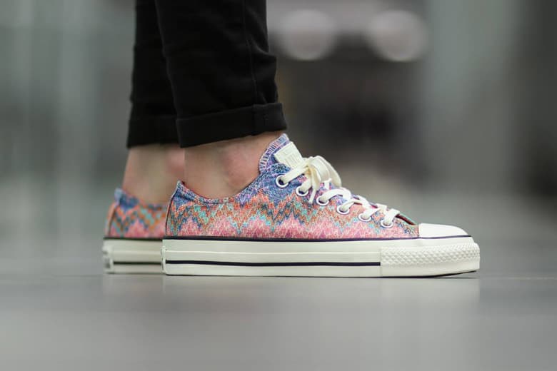 Missoni x Converse 2015 夏季聯名 All Star Hi & All Star Ox「Egret/Multi」鞋款