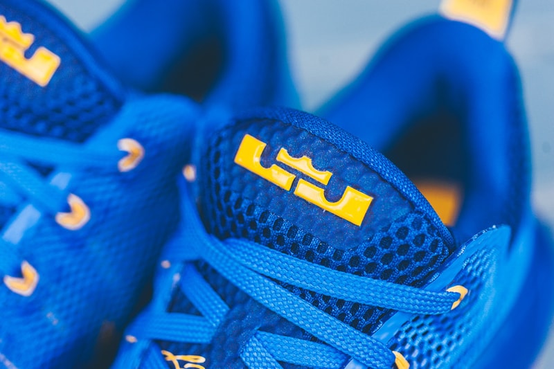 Nike Lebron 12 Low「Photo Blue/University Gold」配色設計
