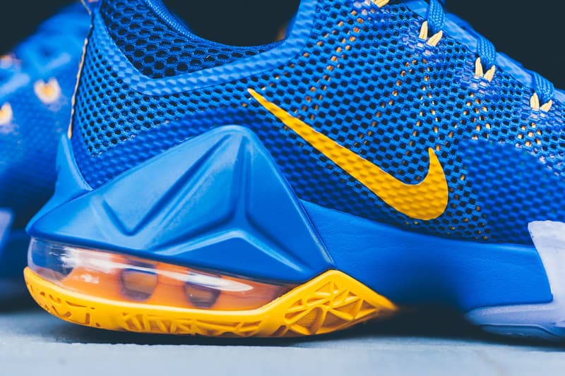Nike Lebron 12 Low「Photo Blue/University Gold」配色設計