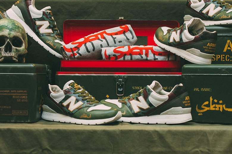 SBTG x Born & Raised x New Balance MRL996EW「Bravo Romeo」聯名客製系列