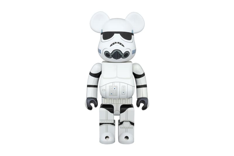 Star Wars x Medicom Toy 400% & 100% Stormtrooper「Chrome」Bearbrick 玩偶