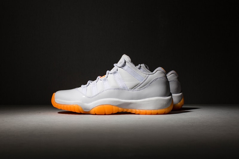 Air Jordan 11 Retro Low GS「White Citrus」配色設計