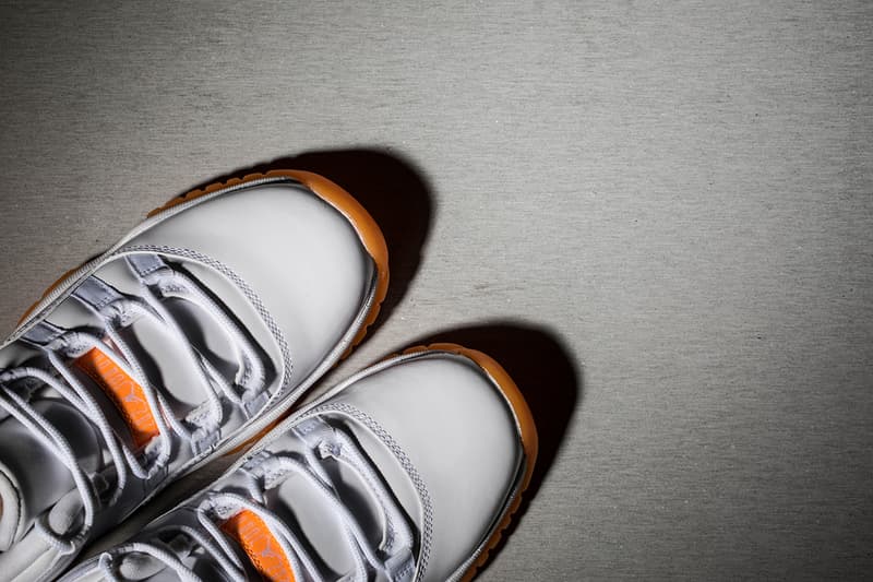Air Jordan 11 Retro Low GS「White Citrus」配色設計