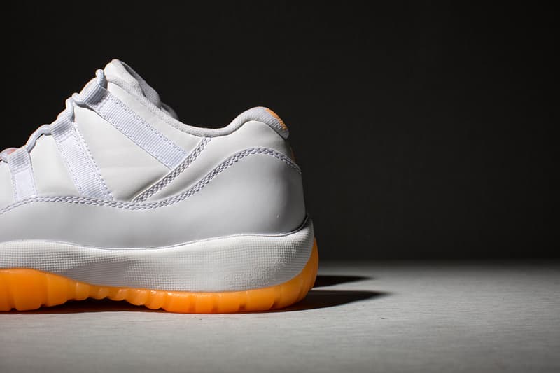 Air Jordan 11 Retro Low GS「White Citrus」配色設計