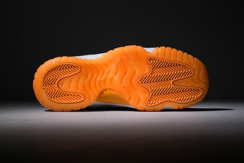 Air Jordan 11 Retro Low GS「White Citrus」配色設計
