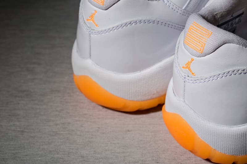 Air Jordan 11 Retro Low GS「White Citrus」配色設計