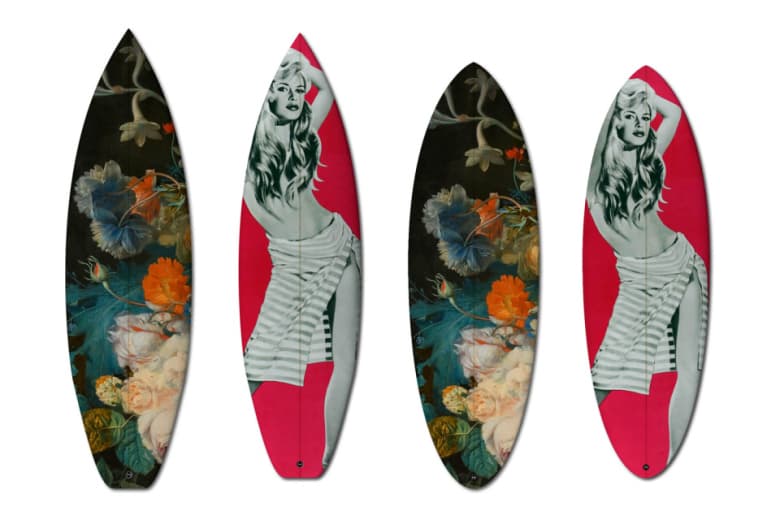 boom-art x UWL-Surfboards「404 Series」聯名限量衝浪板