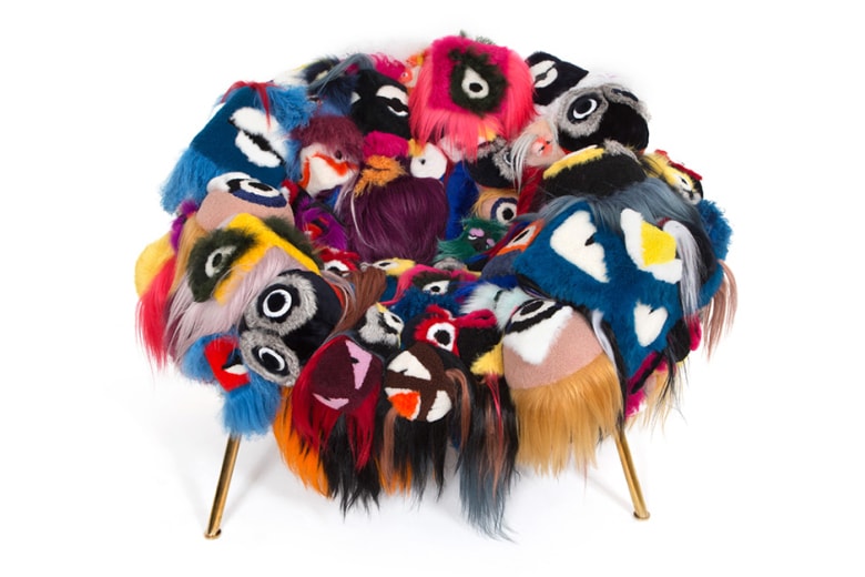 Campana Brothers x FENDI「The Armchair of Thousand Eyes」聯名座椅
