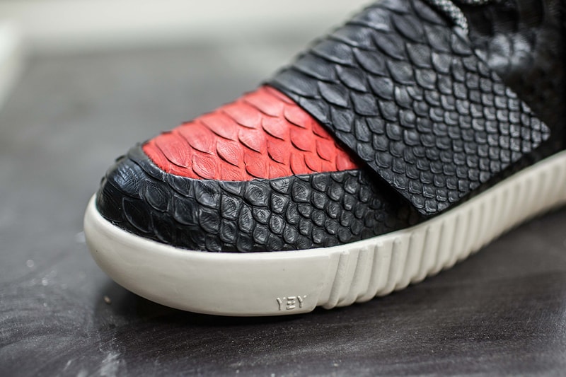 Modern Vice 打造 Python Yeezy 750 Boost 蟒蛇皮定制版本