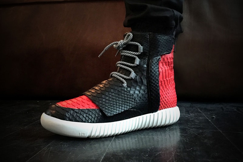 Modern Vice 打造 Python Yeezy 750 Boost 蟒蛇皮定制版本
