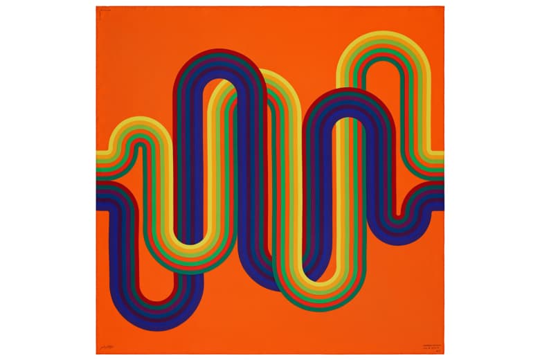 Julio Le Parc for Hermès Éditeur 限量絲巾系列