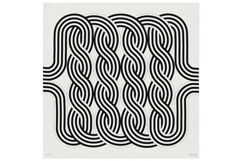 Julio Le Parc for Hermès Éditeur 限量絲巾系列