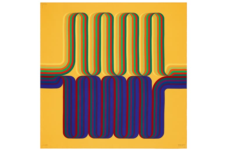 Julio Le Parc for Hermès Éditeur 限量絲巾系列