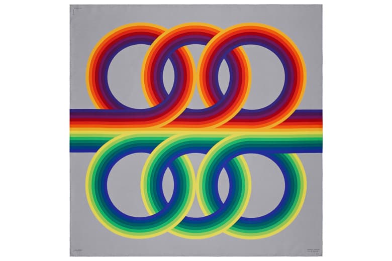 Julio Le Parc for Hermès Éditeur 限量絲巾系列