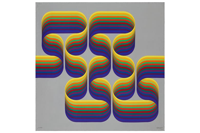 Julio Le Parc for Hermès Éditeur 限量絲巾系列