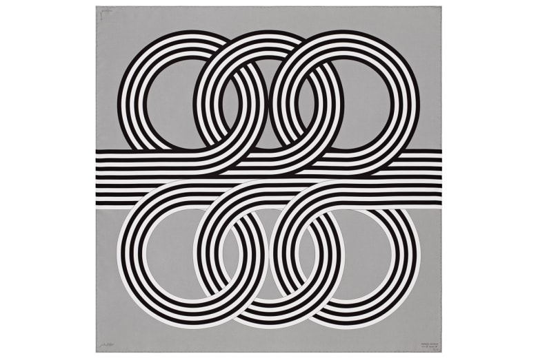 Julio Le Parc for Hermès Éditeur 限量絲巾系列