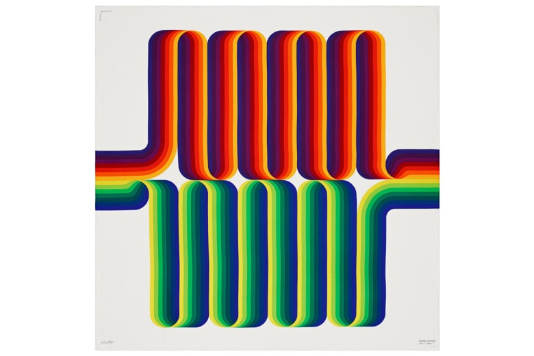 Julio Le Parc for Hermès Éditeur 限量絲巾系列