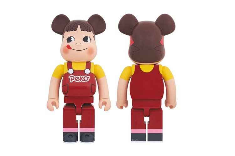 Fujiya Co. x Medicom Toy「Peko-Chan」聯名 Bearbrick 玩偶