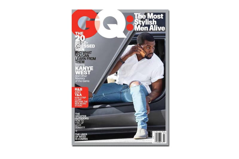 Kanye、Pharrell 及 Brad Pitt 等「街頭型男」登上美版《GQ》7 月「The Most Stylish Men Alive」 主題期刊封面