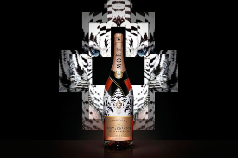 Moët & Chandon x Marcelo Burlon 限量版瓶身設計