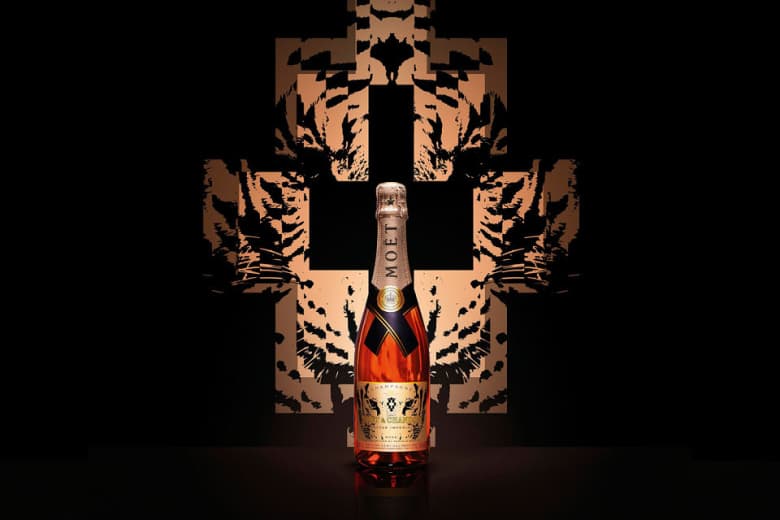 Moët & Chandon x Marcelo Burlon 限量版瓶身設計