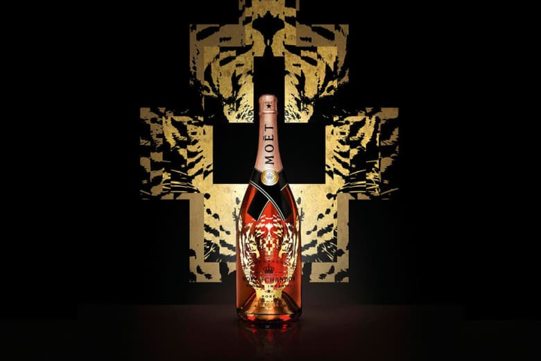 Moët & Chandon x Marcelo Burlon 限量版瓶身設計