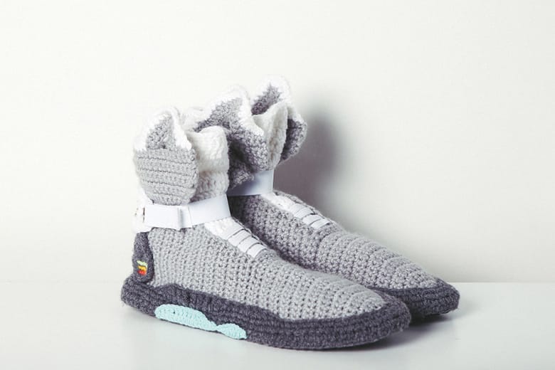 Fuggit 打造居家針織版 Nike Air Mag 與 Air Yeezy 2 鞋款