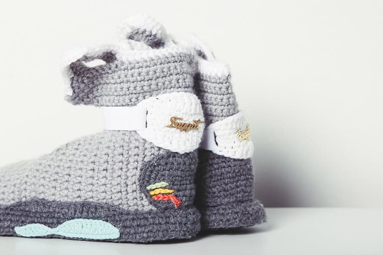 Fuggit 打造居家針織版 Nike Air Mag 與 Air Yeezy 2 鞋款