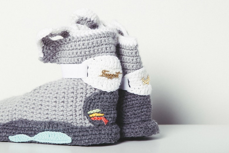 Fuggit 打造居家針織版 Nike Air Mag 與 Air Yeezy 2 鞋款