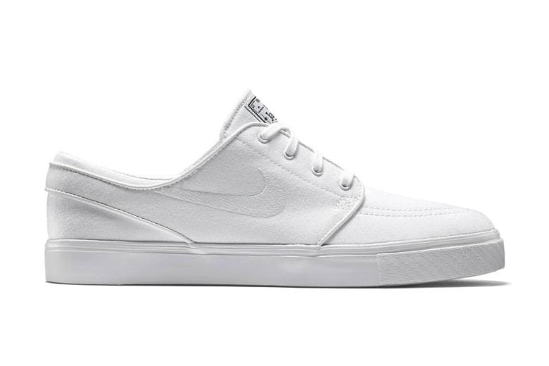 Nike SB Zoom Stefan Janoski Canvas 全白配色