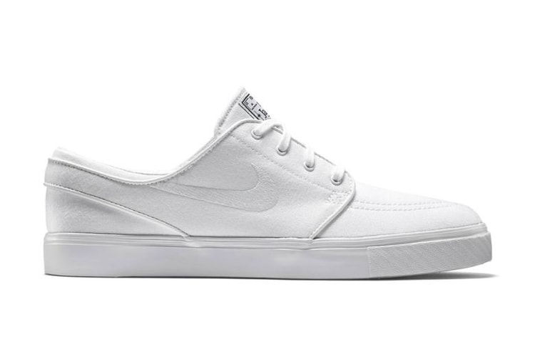 Nike SB Zoom Stefan Janoski Canvas 全白配色