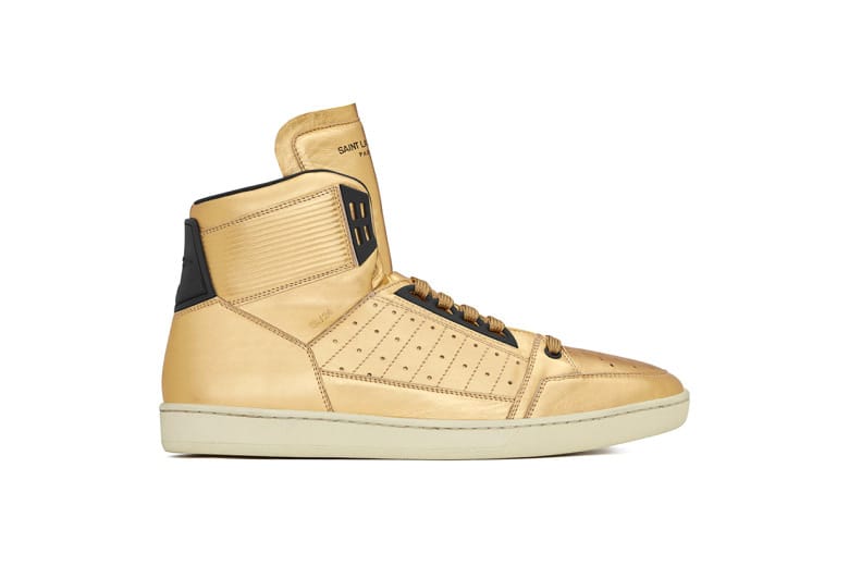 Saint Laurent Leather Court Classic 「Metallic」配色系列