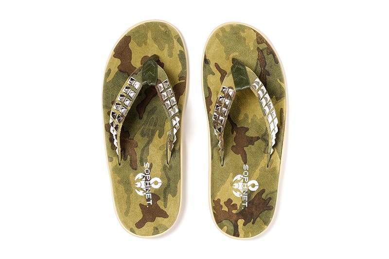 SOPHNET. x Island Slipper 2015 春夏 Camouflage Studs 涼拖