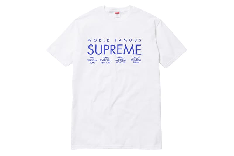 Supreme 2015 夏季 T-Shirts 系列