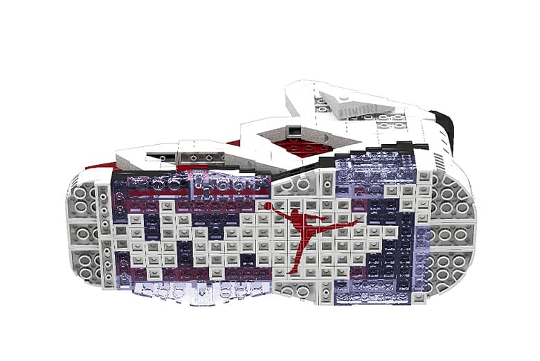 LEGO® 版 Air Jordan VI「Carmine」積木玩具