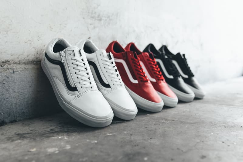 Vans 2015 Premium Leather Old Skool Zip 系列