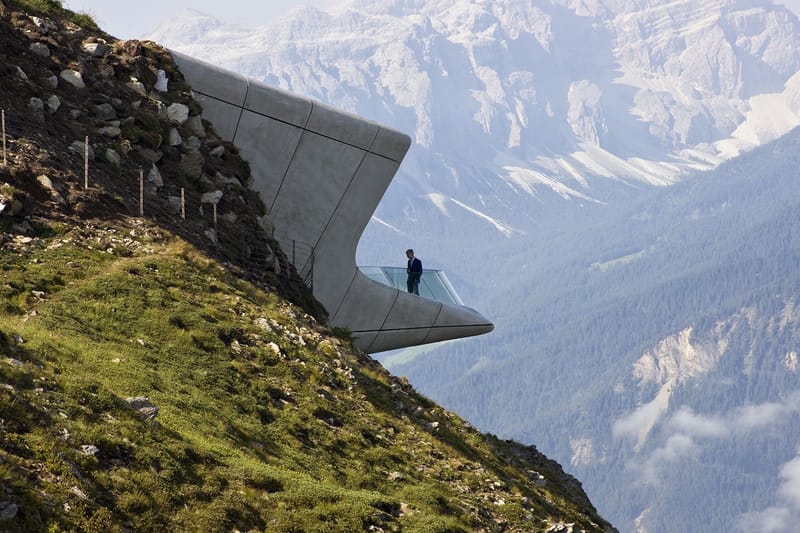 Zaha Hadid 全新 Messner Mountain 博物館設計