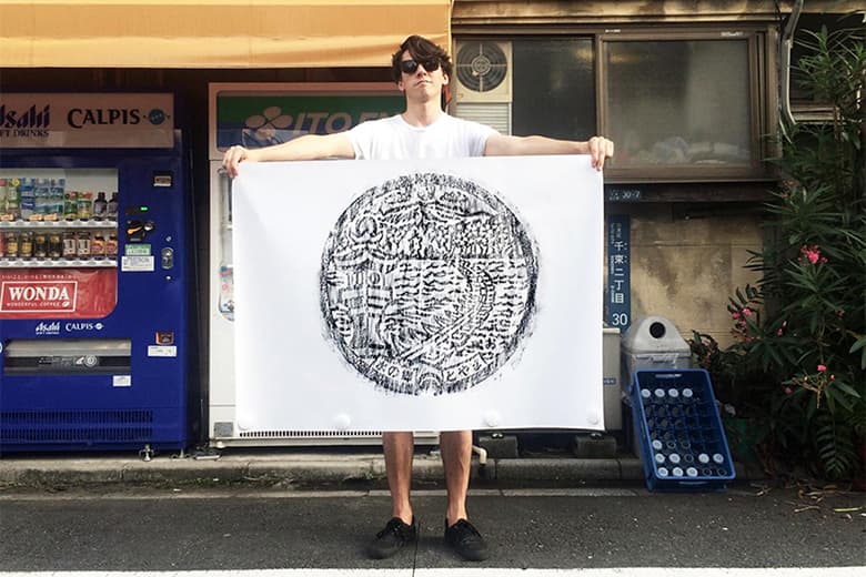 David Robert 將日本渠蓋設計轉幻為美術版畫