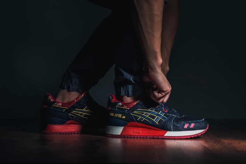 ASICS GEL-Lyte III Japan Textile Kimono「Navy」配色