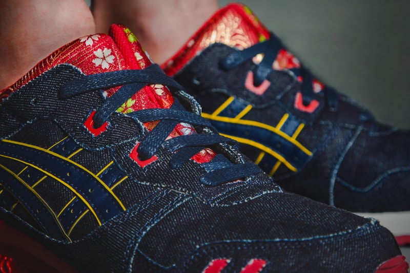 ASICS GEL-Lyte III Japan Textile Kimono「Navy」配色