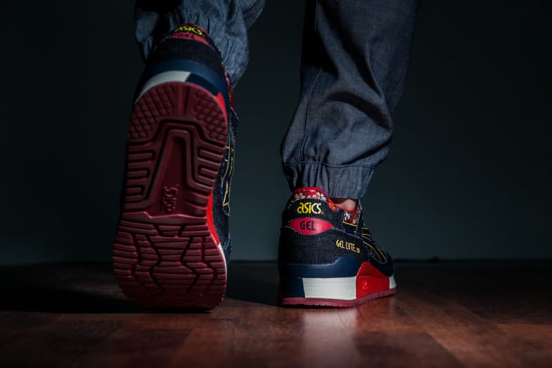 ASICS GEL-Lyte III Japan Textile Kimono「Navy」配色
