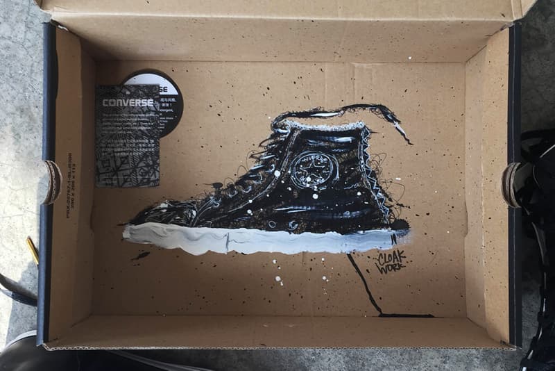 插畫師 Cloakwork 最新鞋盒藝術作品