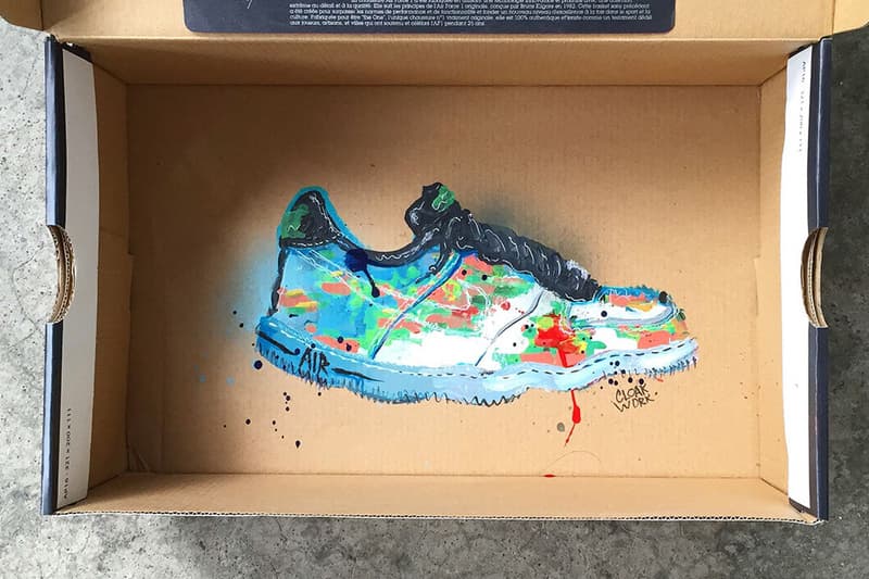 插畫師 Cloakwork 最新鞋盒藝術作品