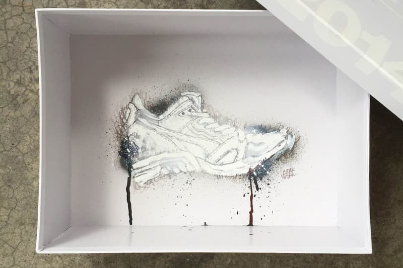 插畫師 Cloakwork 最新鞋盒藝術作品