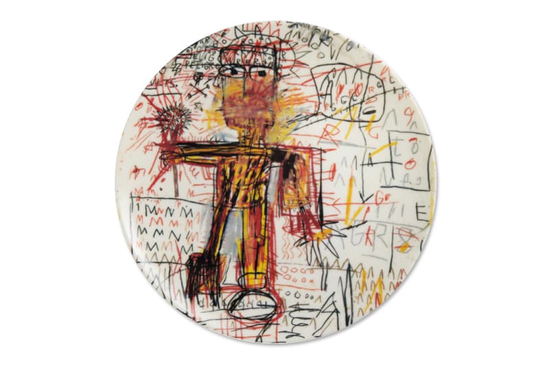 Jean-Michel Basquiat x Ligne Blanche 2015 聯名陶瓷盤系列