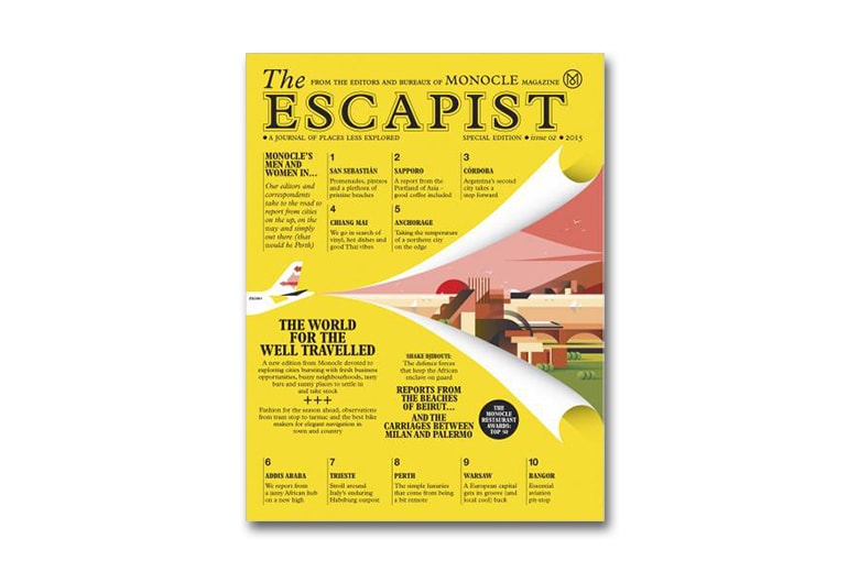 Monocle 發佈最新旅遊刊物《The Escapist》