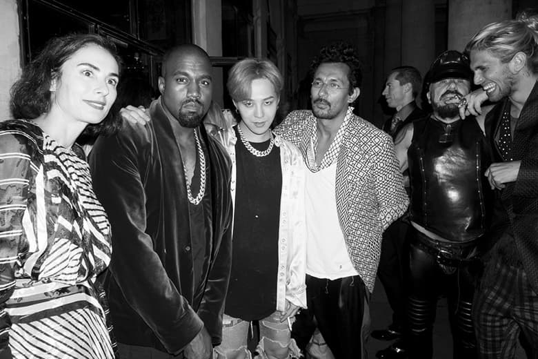 Kanye West 與 G-Dragon 一同出席 Haider Ackermann 晚宴